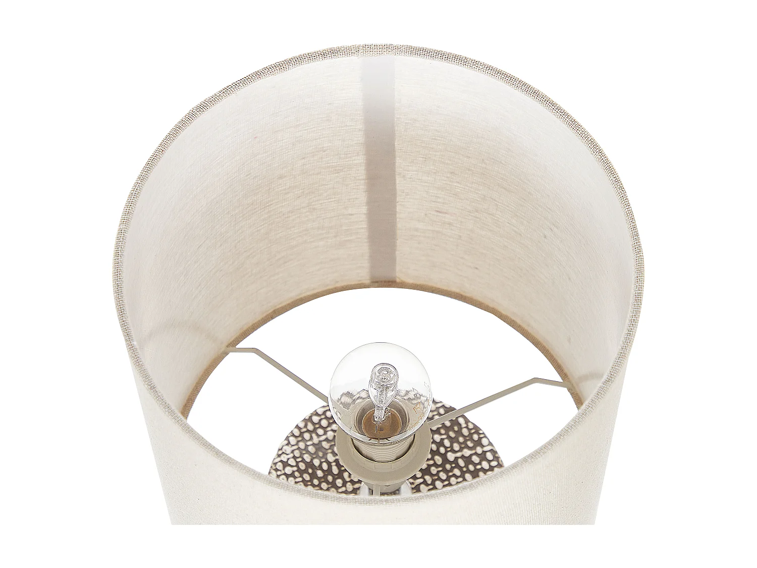 Lampe à poser IDER Céramique Marron