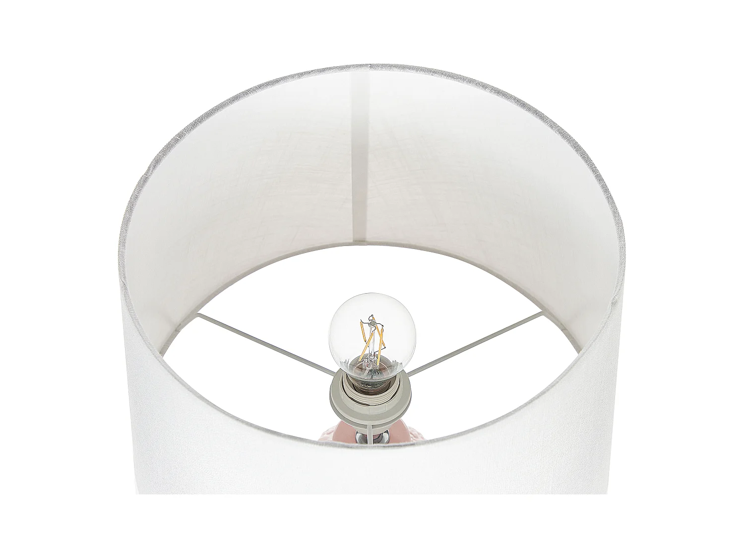 Lampe à poser ZARIMA Céramique Rose