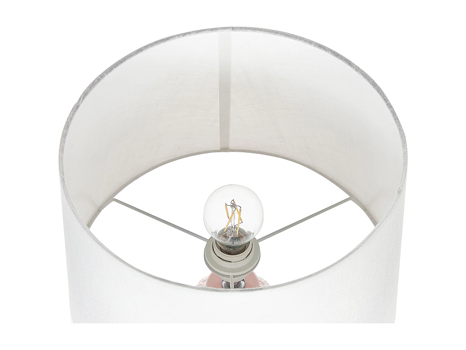 Lampada da tavolo ZARIMA Ceramica Rosa