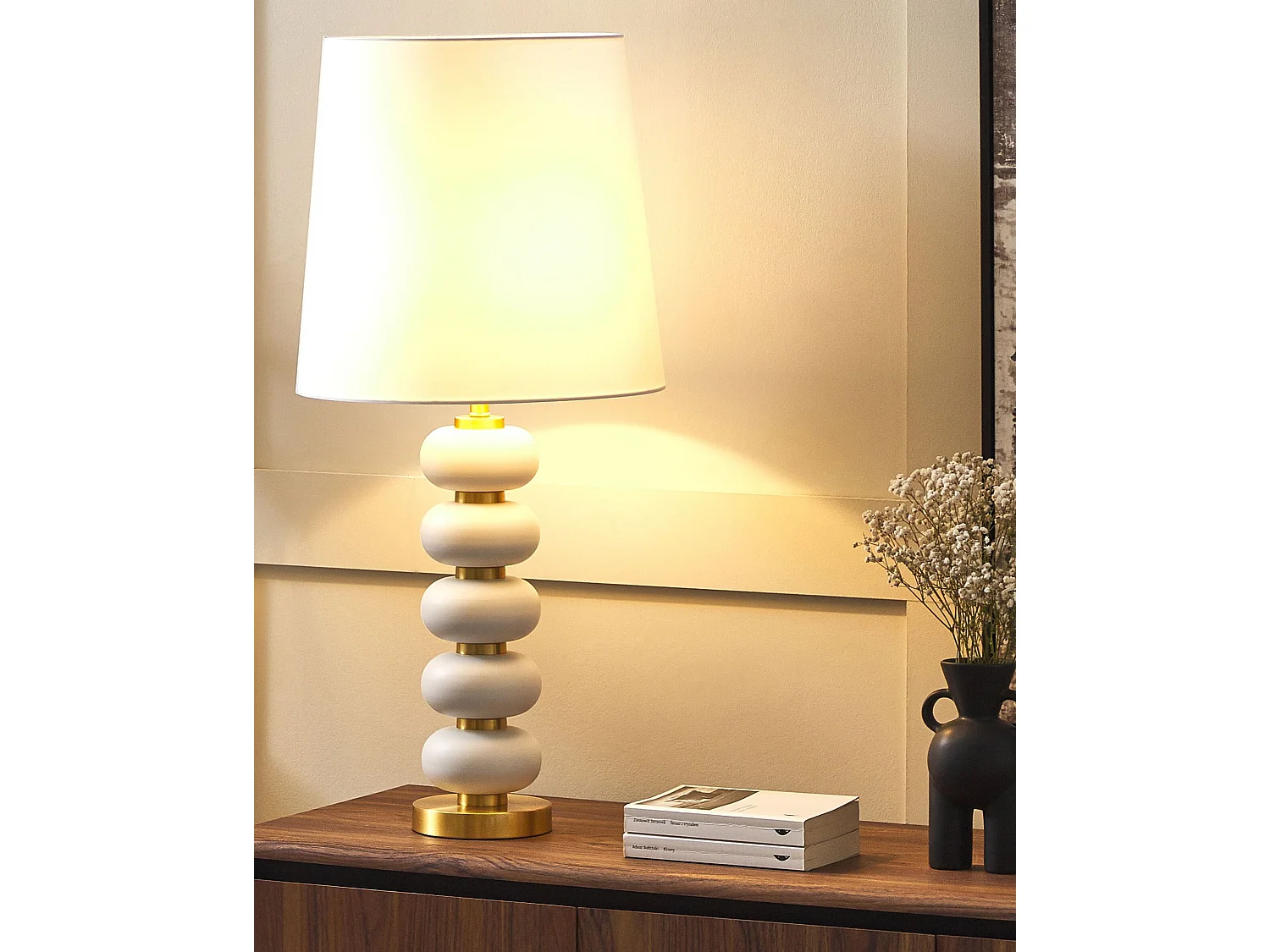 Lampe à poser FRIO Métal Blanc