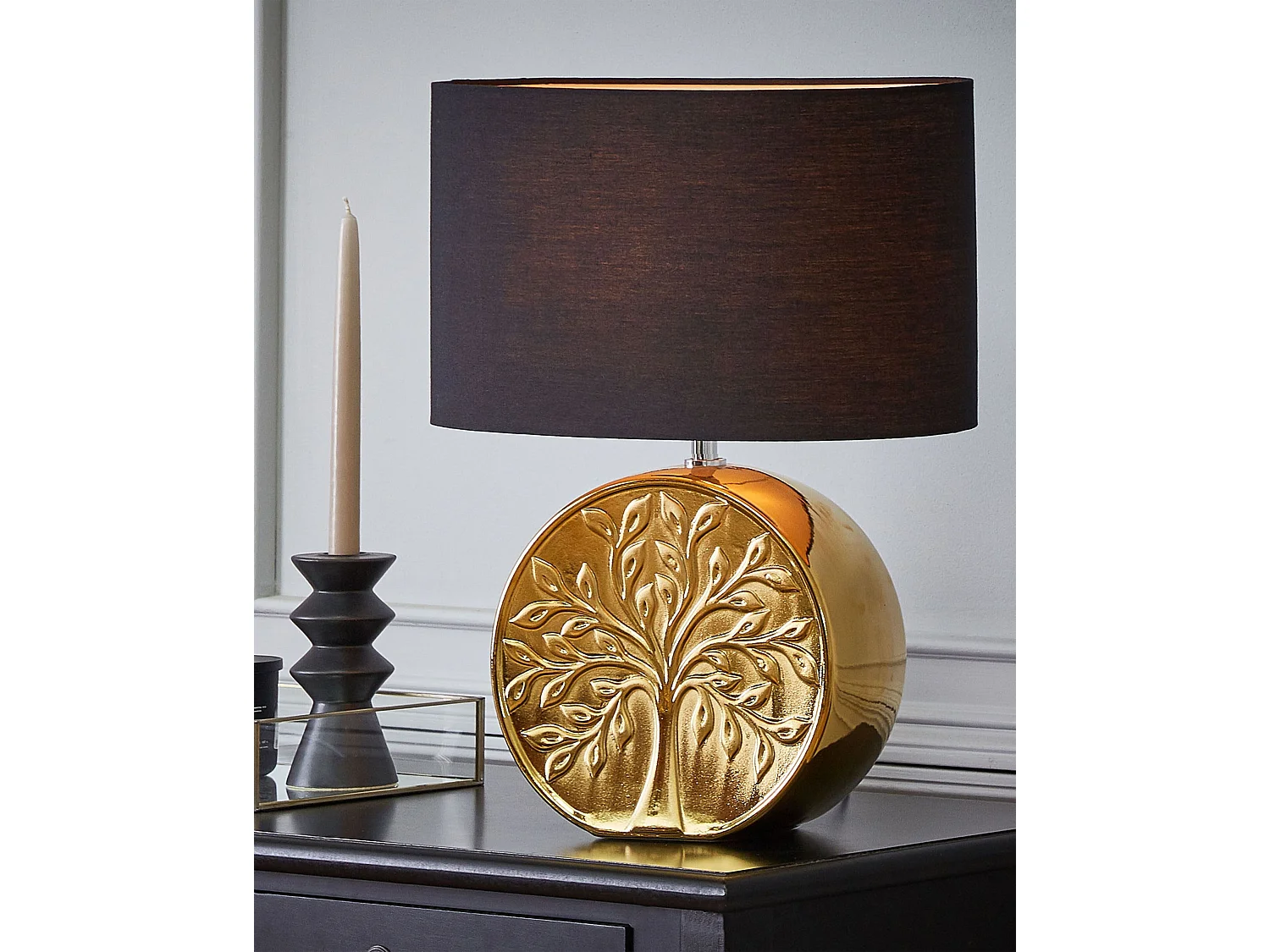 Lampe à poser KHERLEN Céramique Doré