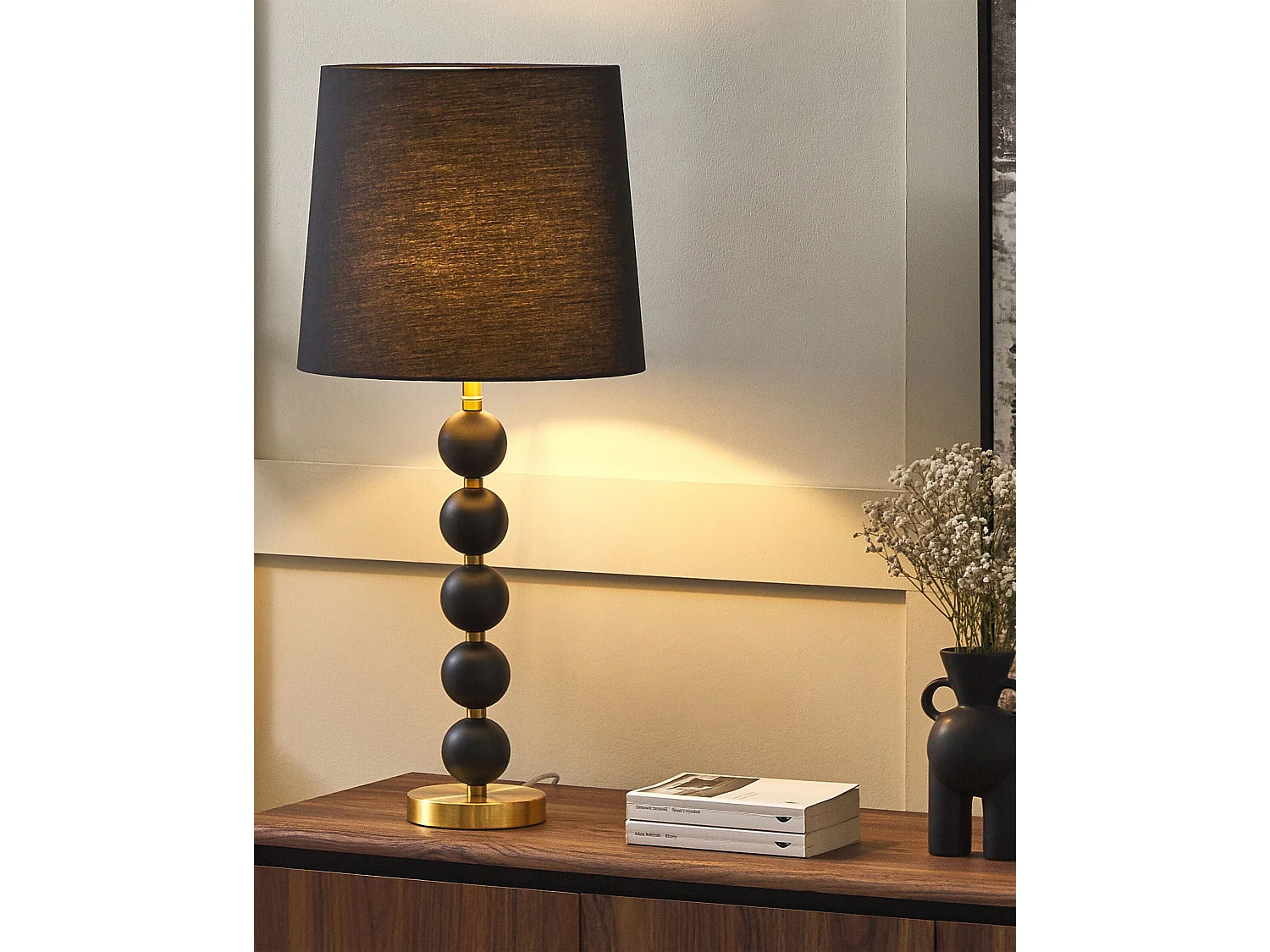 Lampe à poser ASSONET Métal Noir