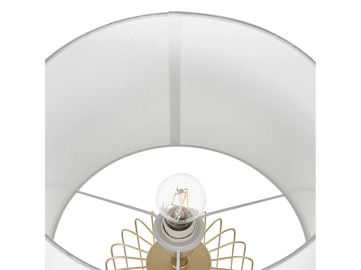 Lampada da tavolo THOUET Metallo Oro