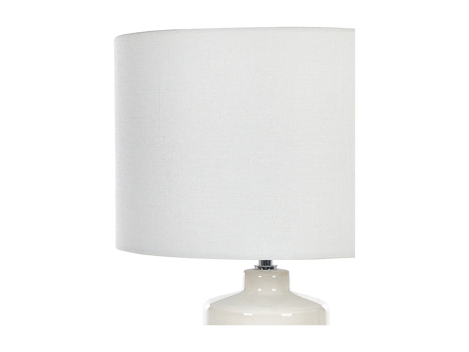 Lampe à poser ANSEBA Céramique Blanc cassé