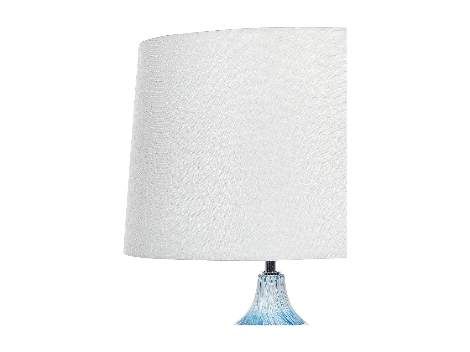 Lampa stołowa GEORGINA Ceramika Niebieski