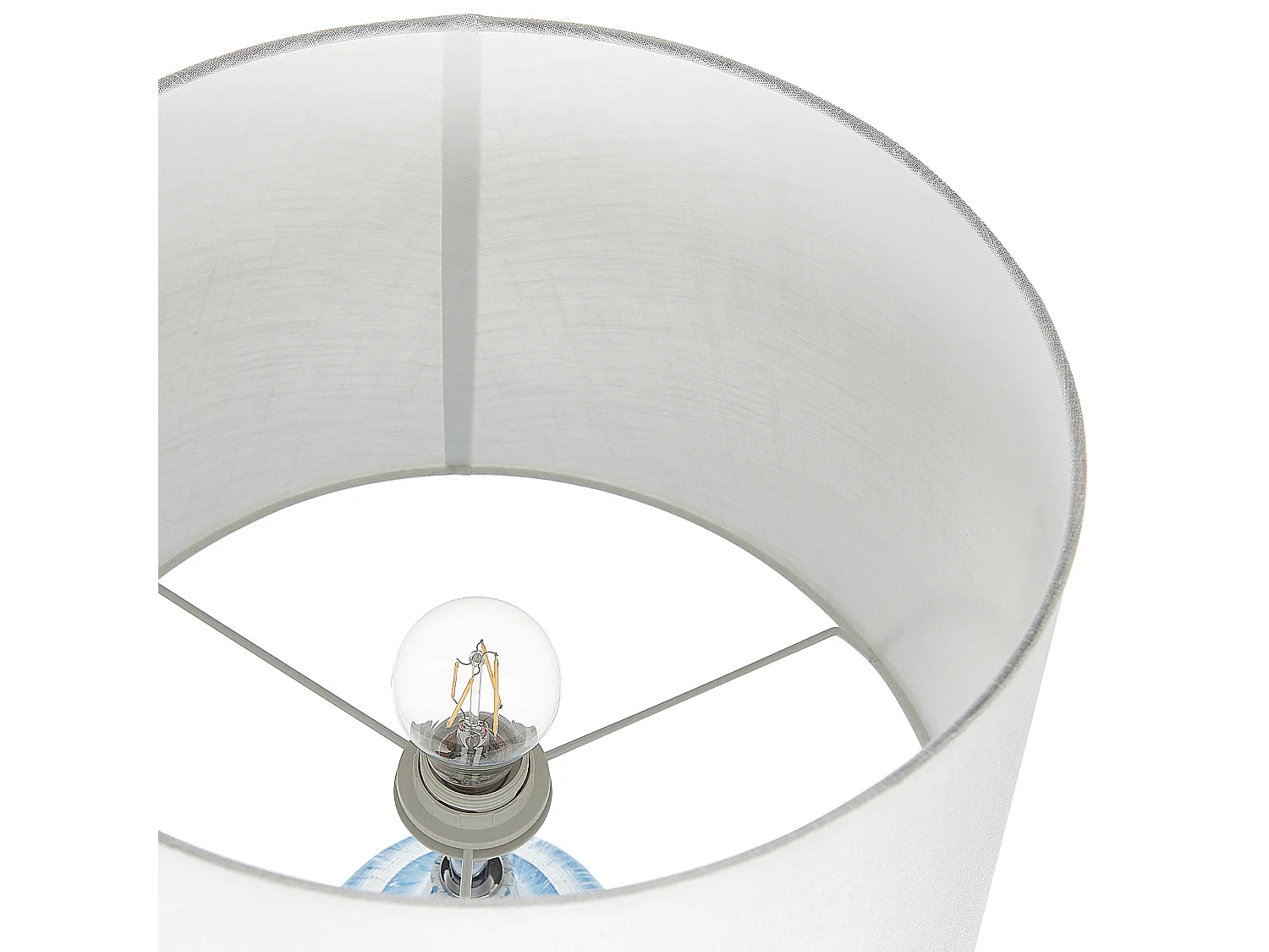 Lampada da tavolo GEORGINA Ceramica Blu