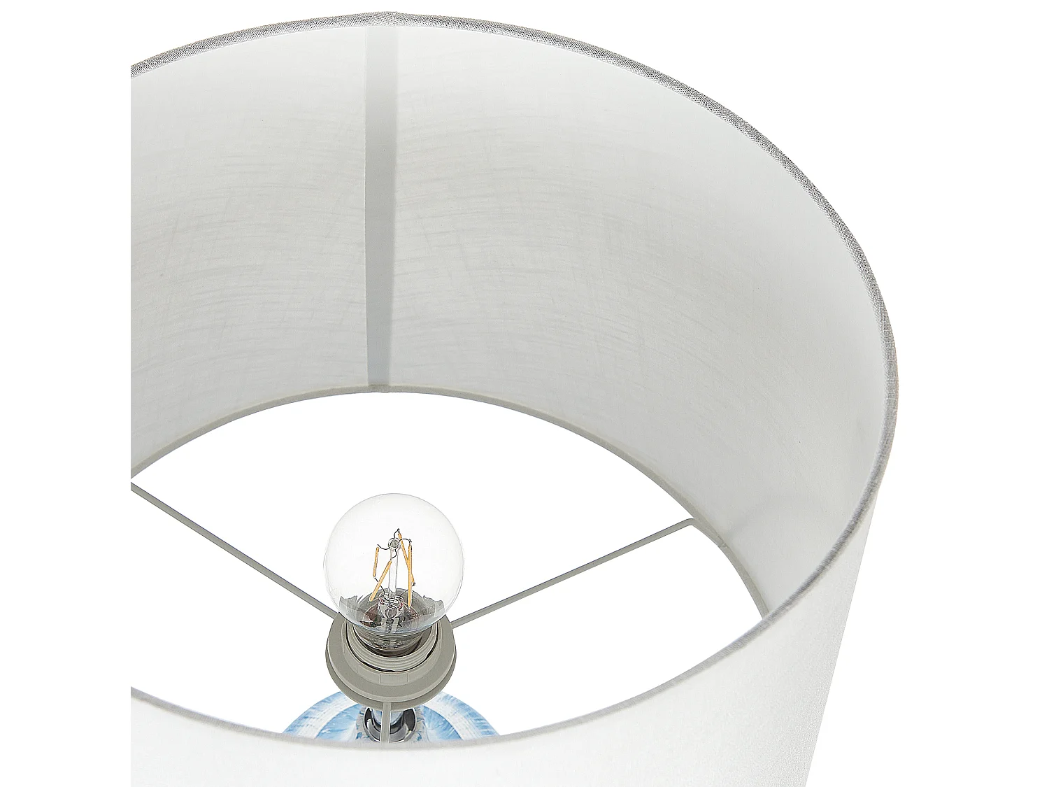 Lampe à poser GEORGINA Céramique Bleu