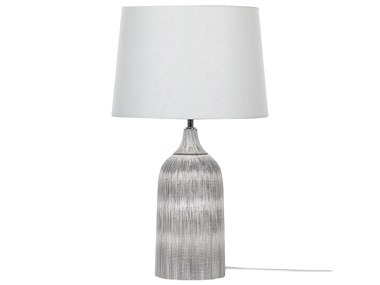 Lampa stołowa GEORGINA Ceramika Szary