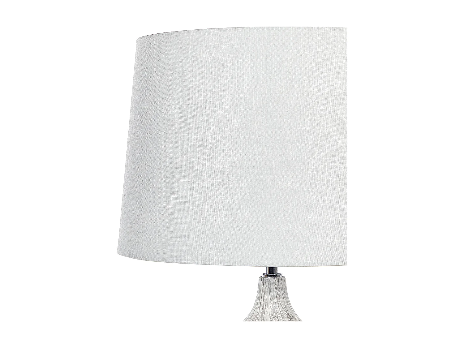 Lampa stołowa GEORGINA Ceramika Szary