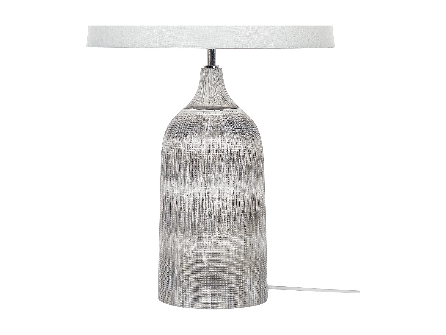 Lampa stołowa GEORGINA Ceramika Szary