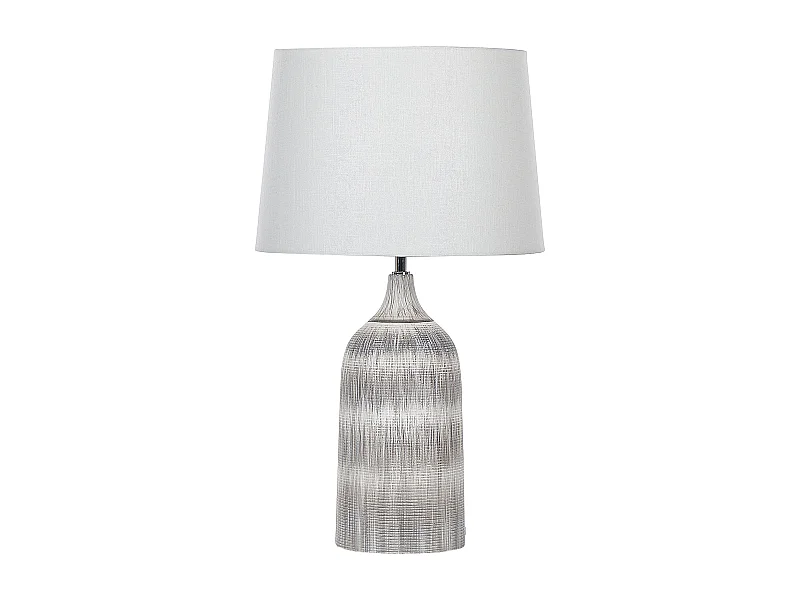 Lampe à poser GEORGINA Céramique Gris
