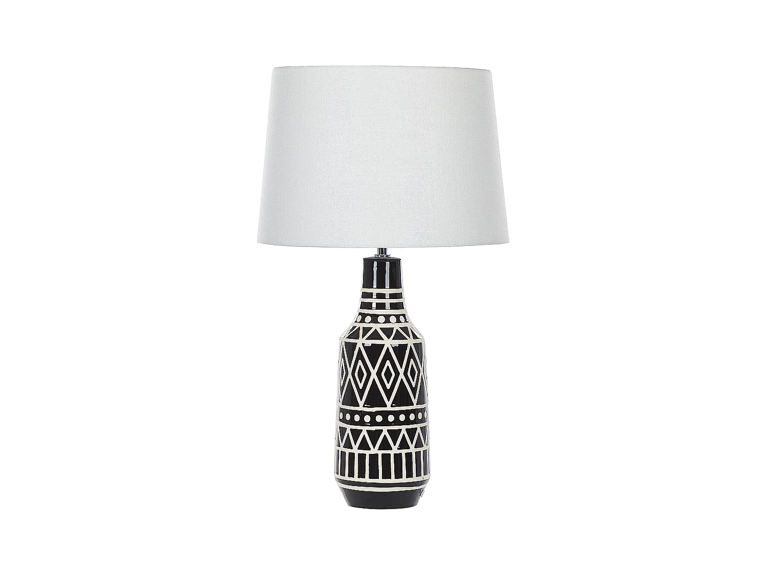 Lampe à poser SHEBELLE Céramique Noir
