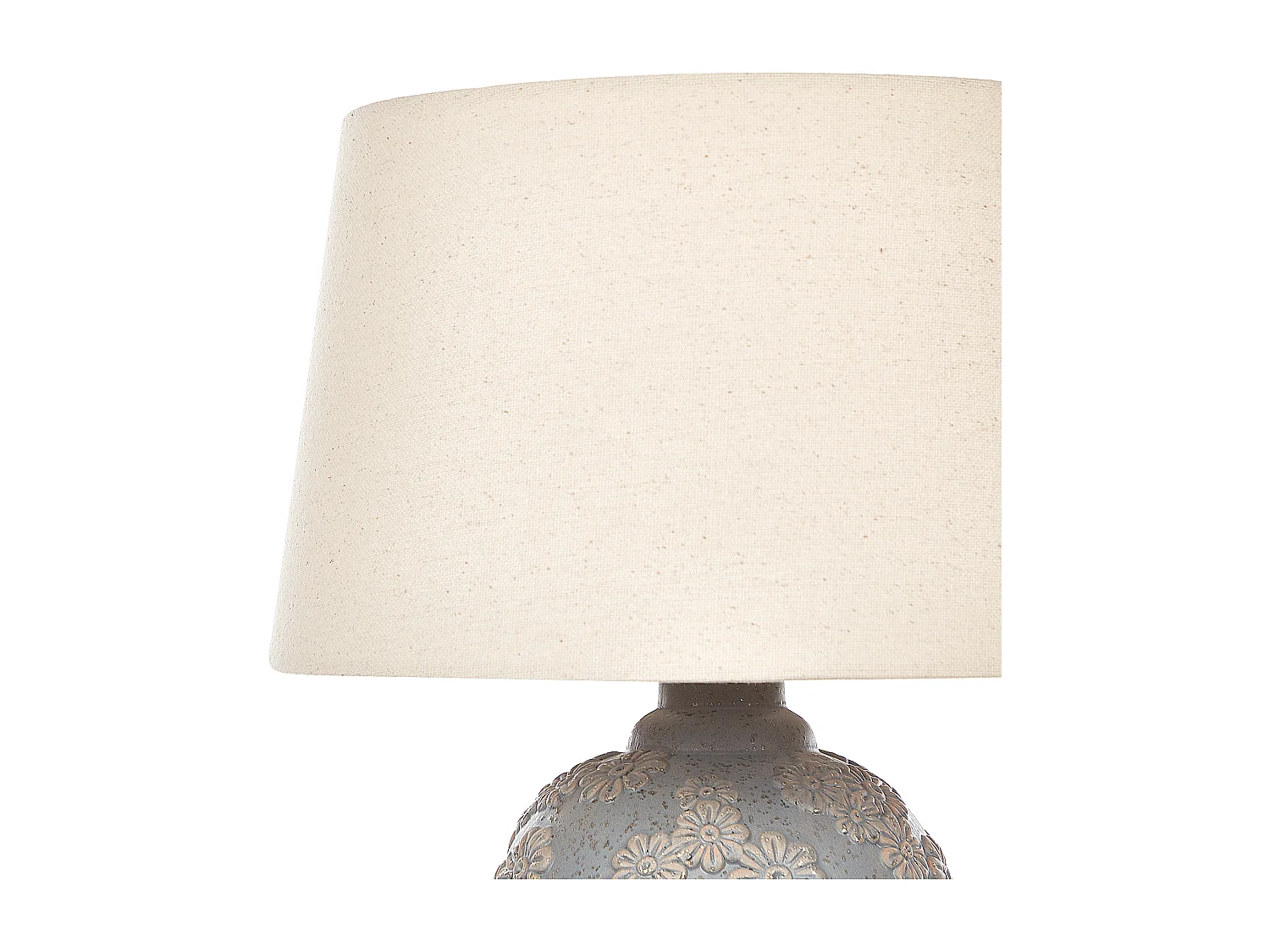 Lampa stołowa FERREY Ceramika Szary