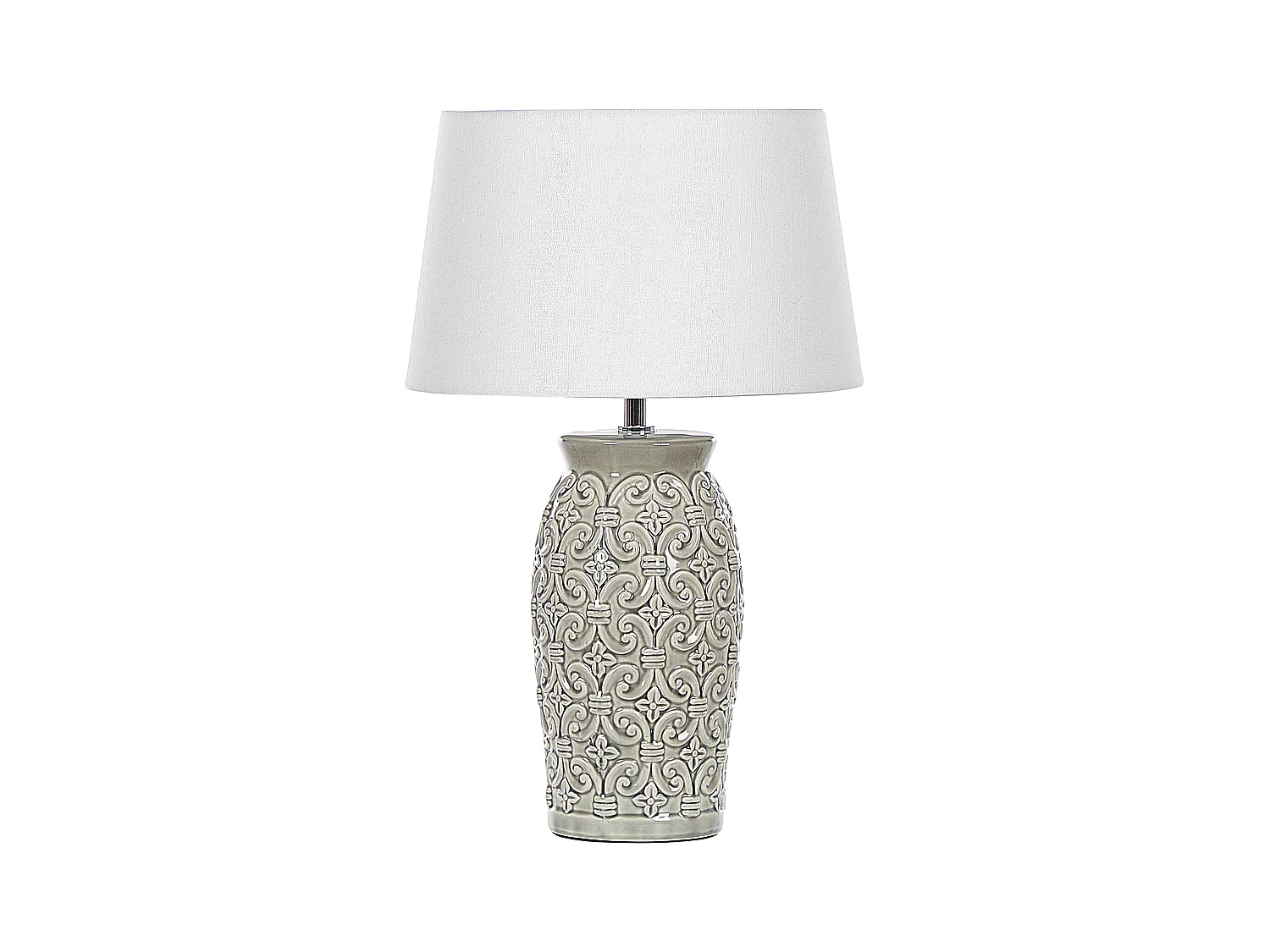 Lampe à poser KHOPER Céramique Gris
