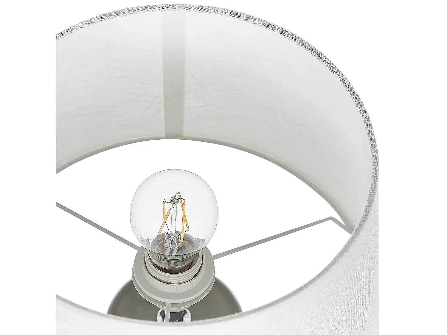 Lampa stołowa KHOPER Ceramika Szary