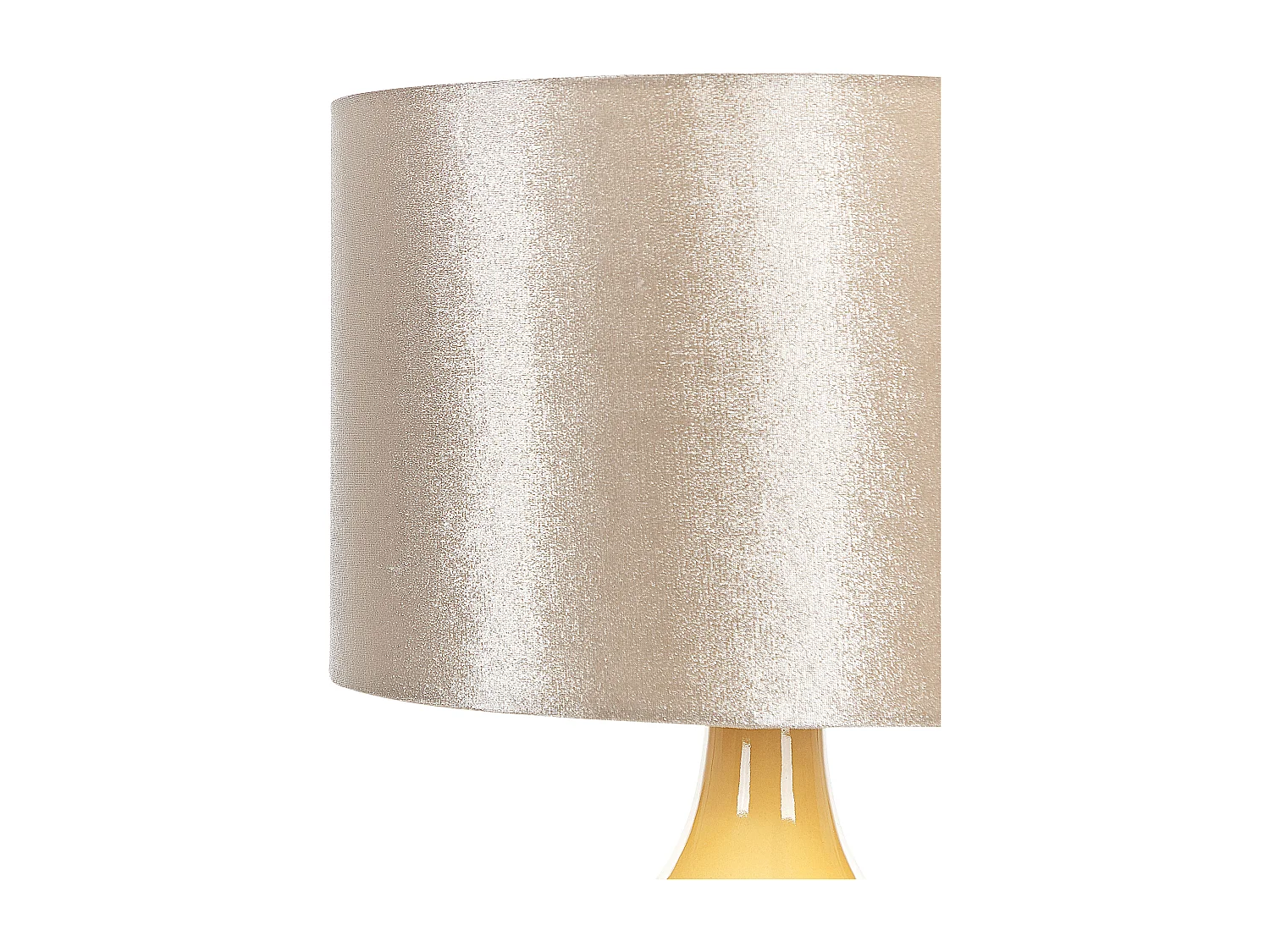 Tischleuchte HADDAS Keramik Gelb