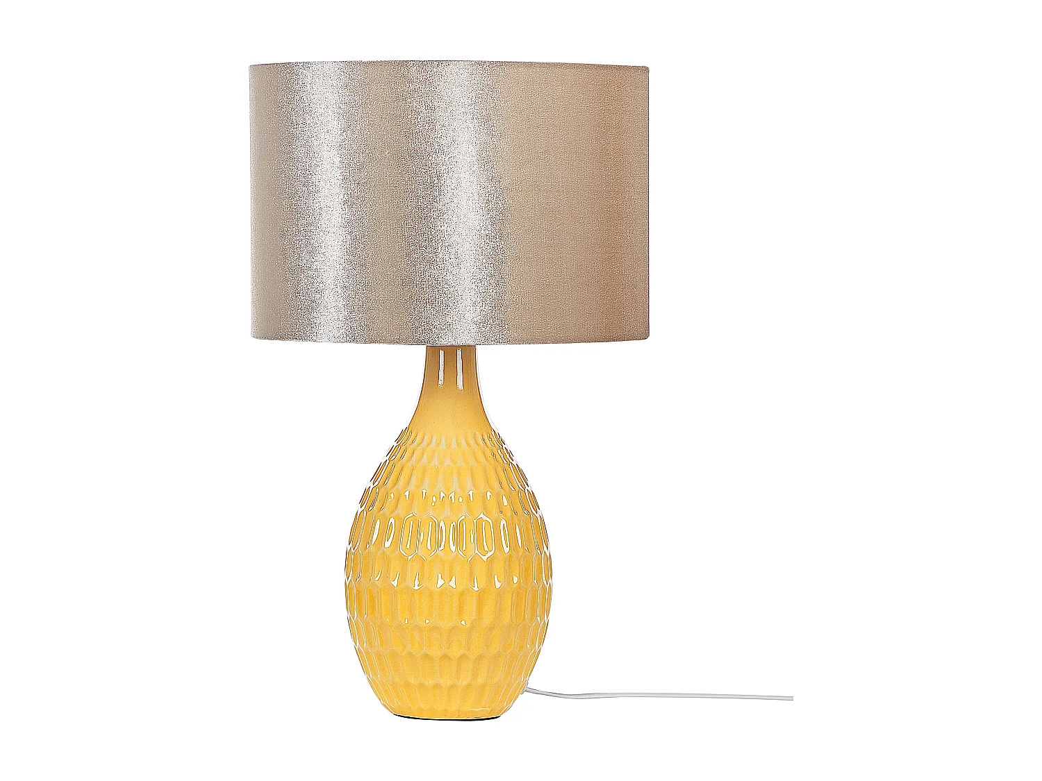 Lampada da tavolo HADDAS Ceramica Giallo