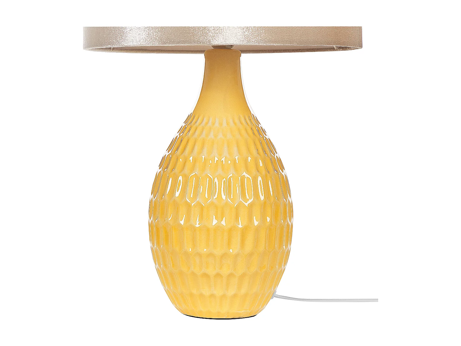 Lampada da tavolo HADDAS Ceramica Giallo