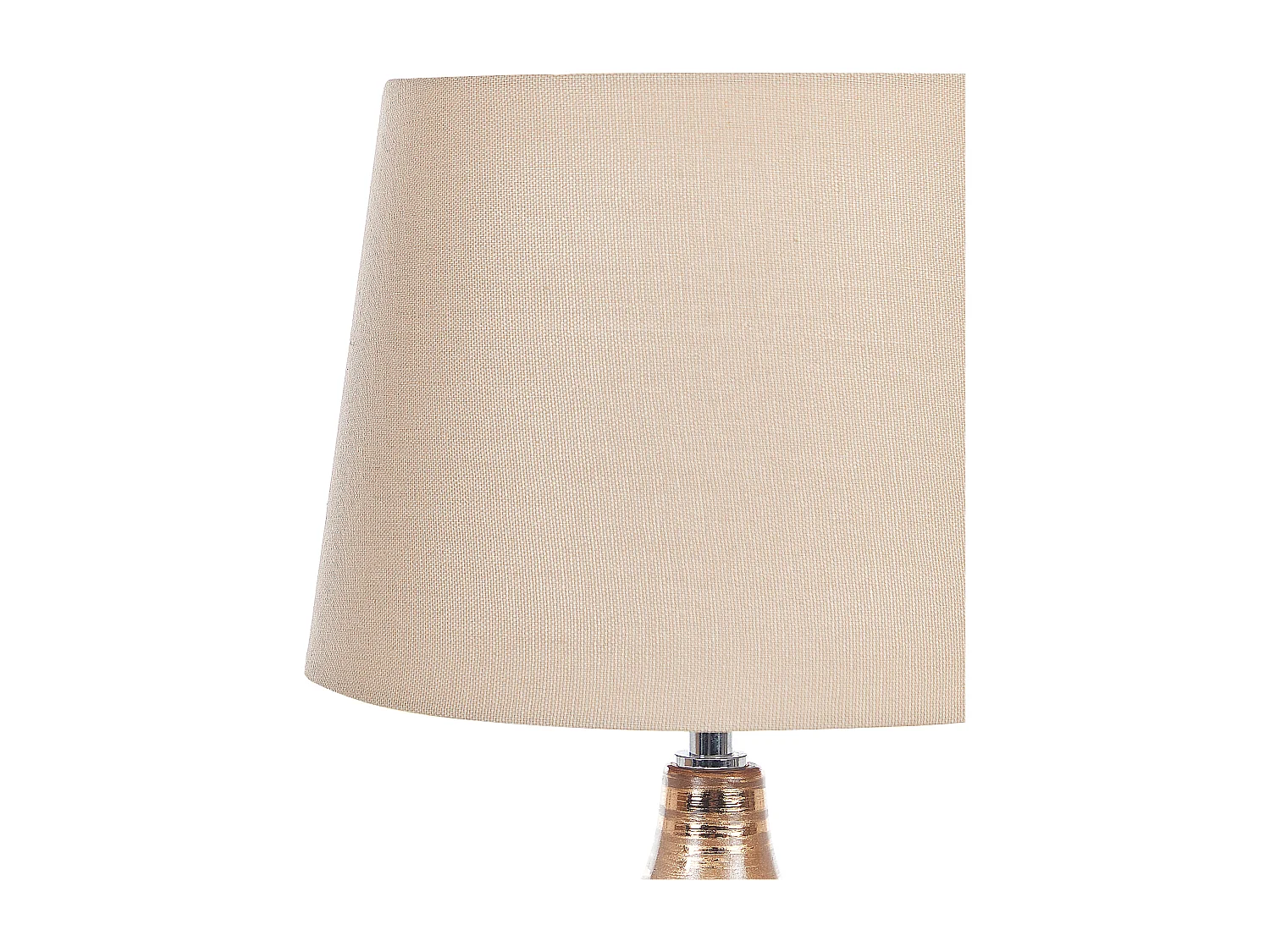 Lampa stołowa WARI Ceramika Złoty brąz