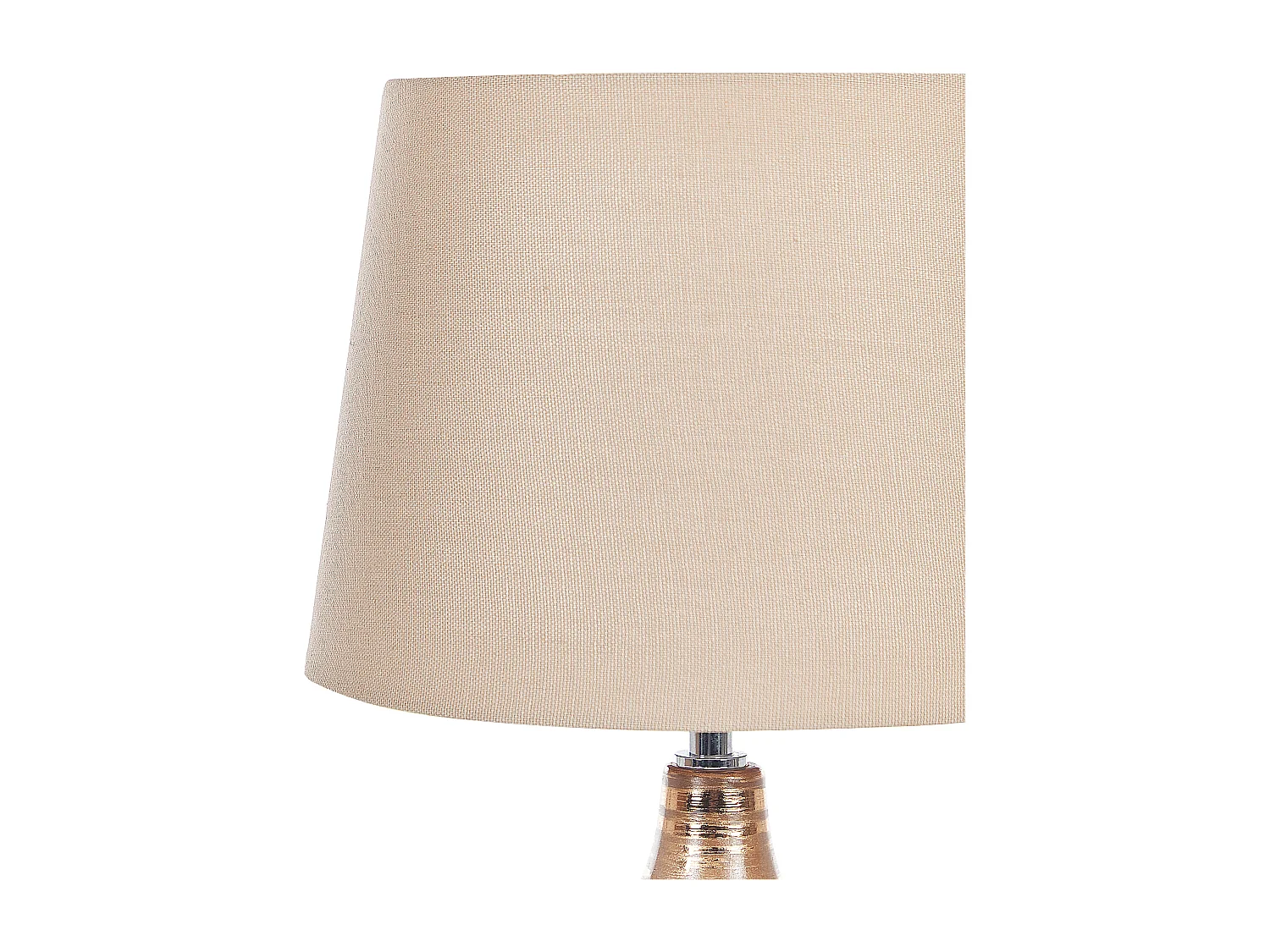 Lampe à poser WARI Céramique Marron doré