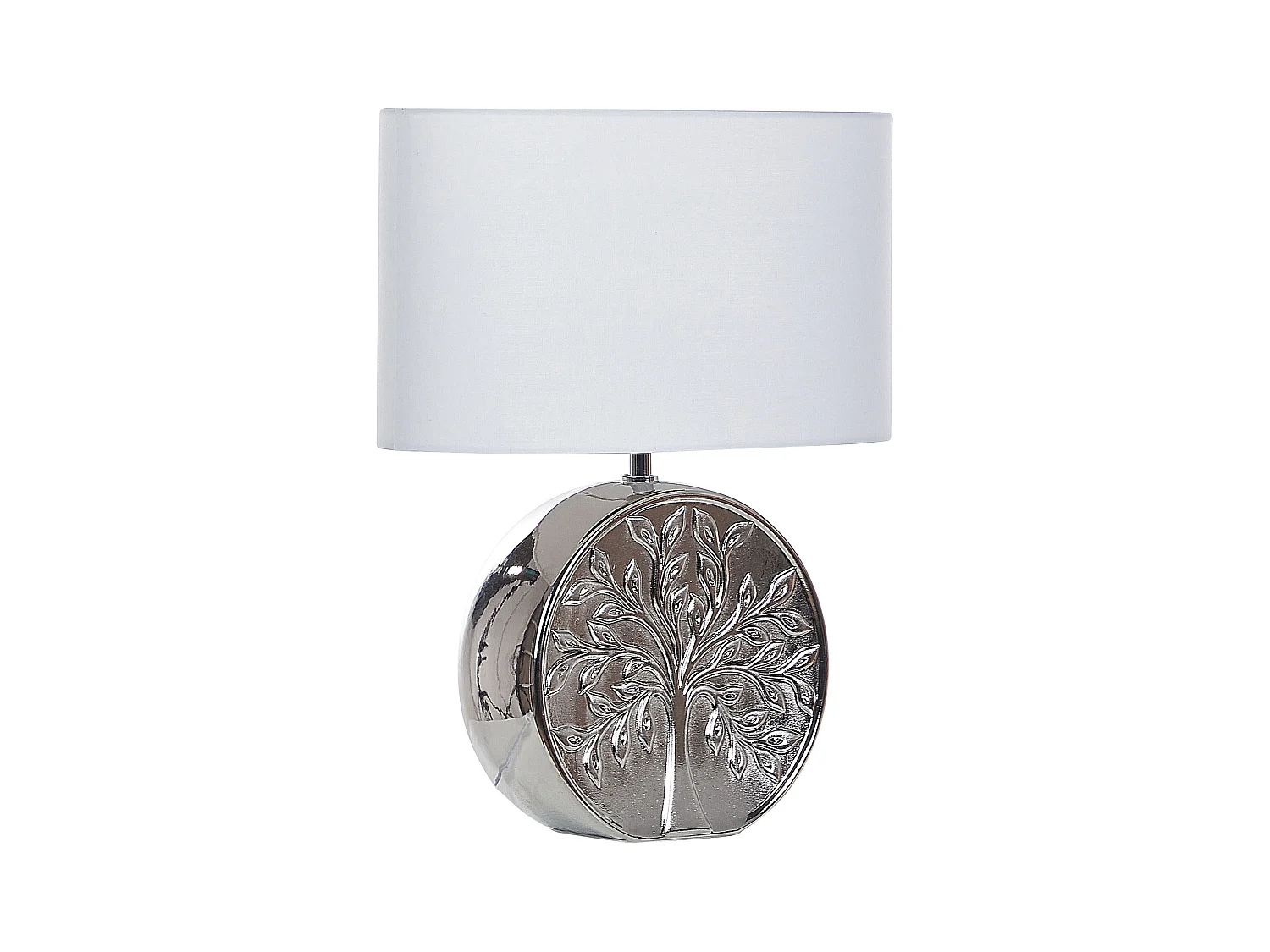Lampe à poser KHERLEN Céramique Argenté