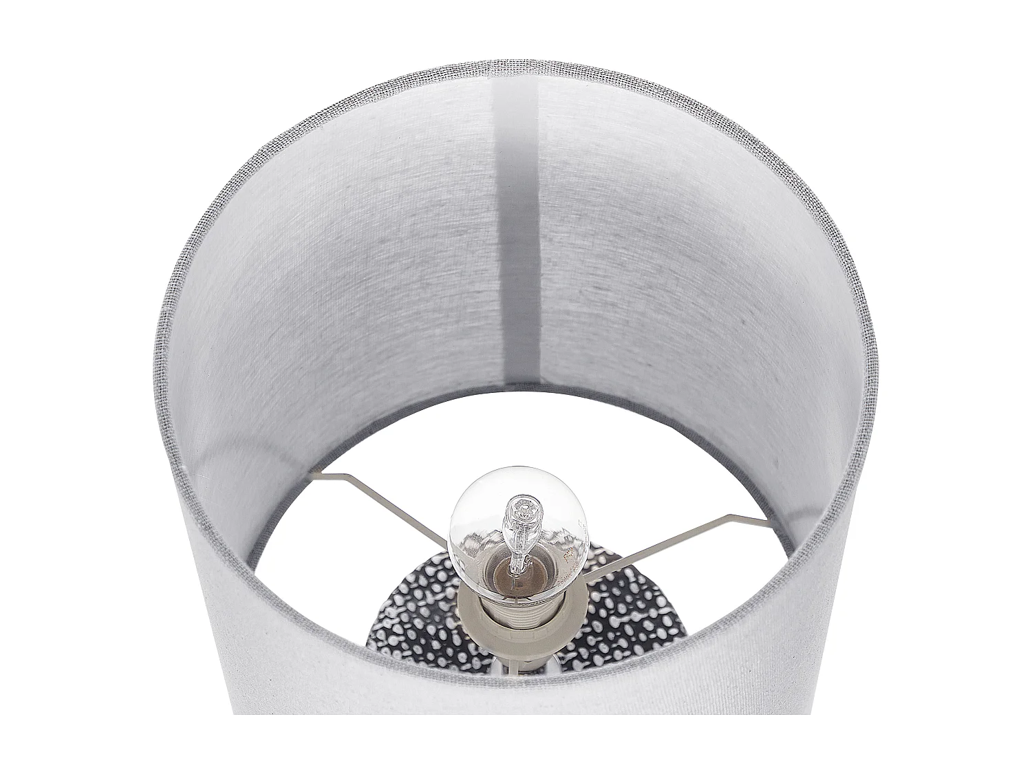 Lampe à poser en céramique gris IDER