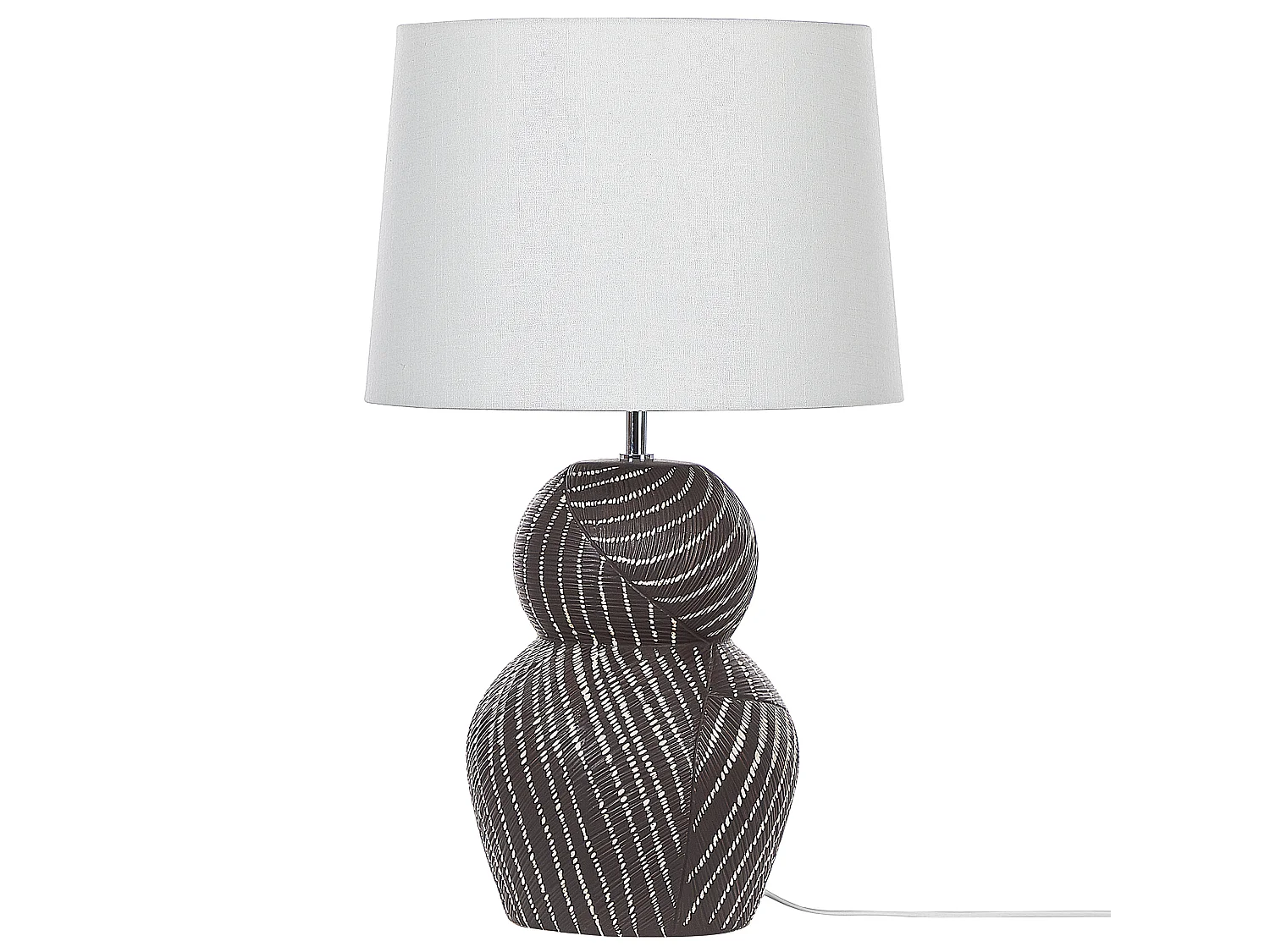 Lampa stołowa GUAPORE Ceramika Czarny