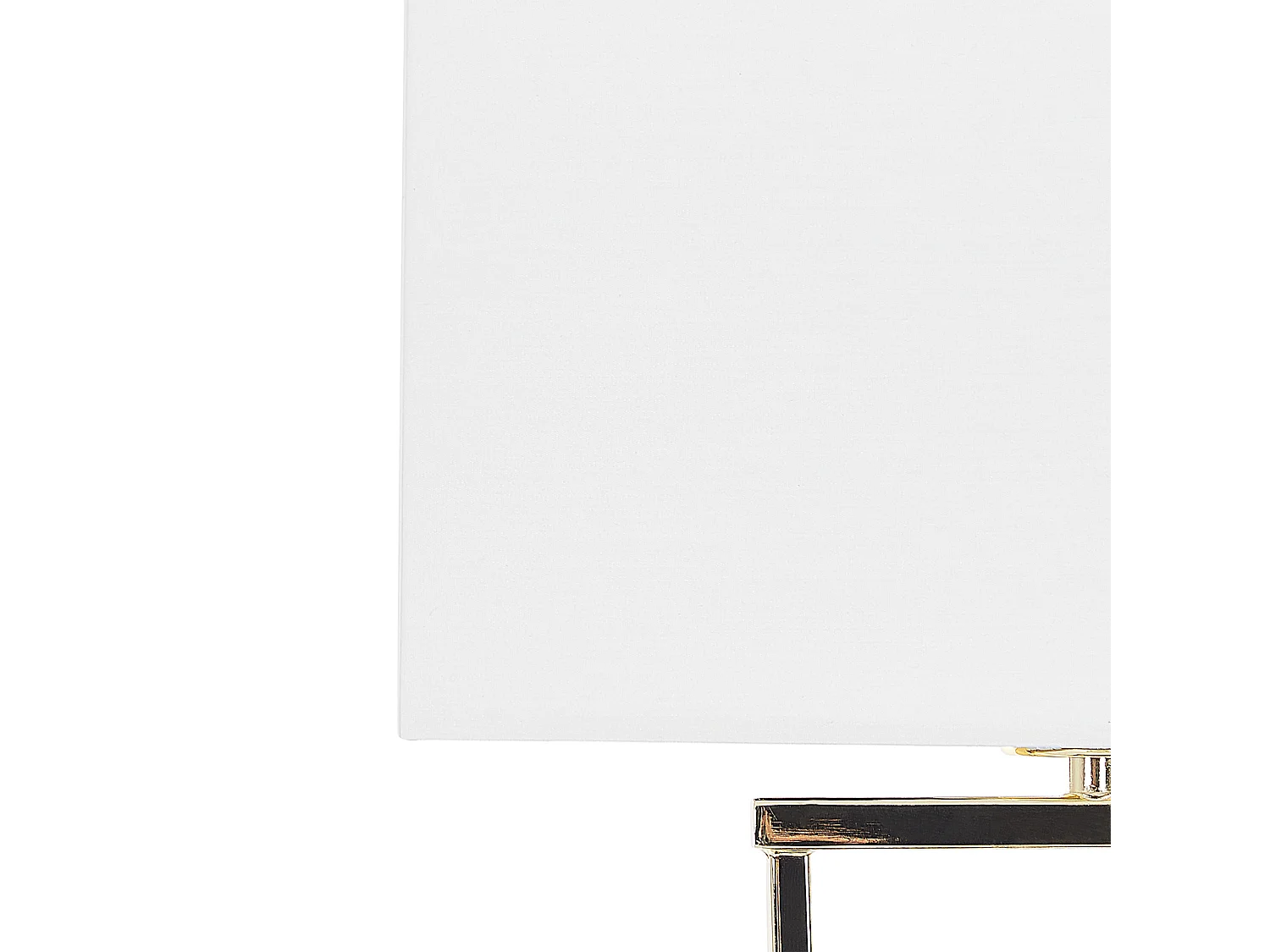 Lampe à poser YASUNI Métal Blanc/doré