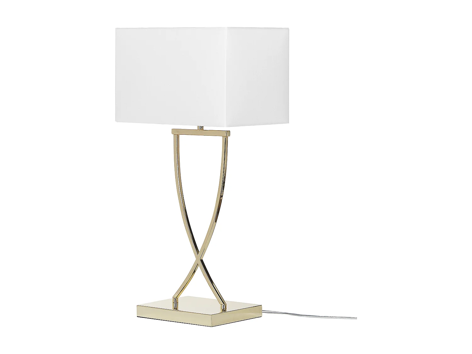 Tafellamp YASUNI Metaal Wit/goud