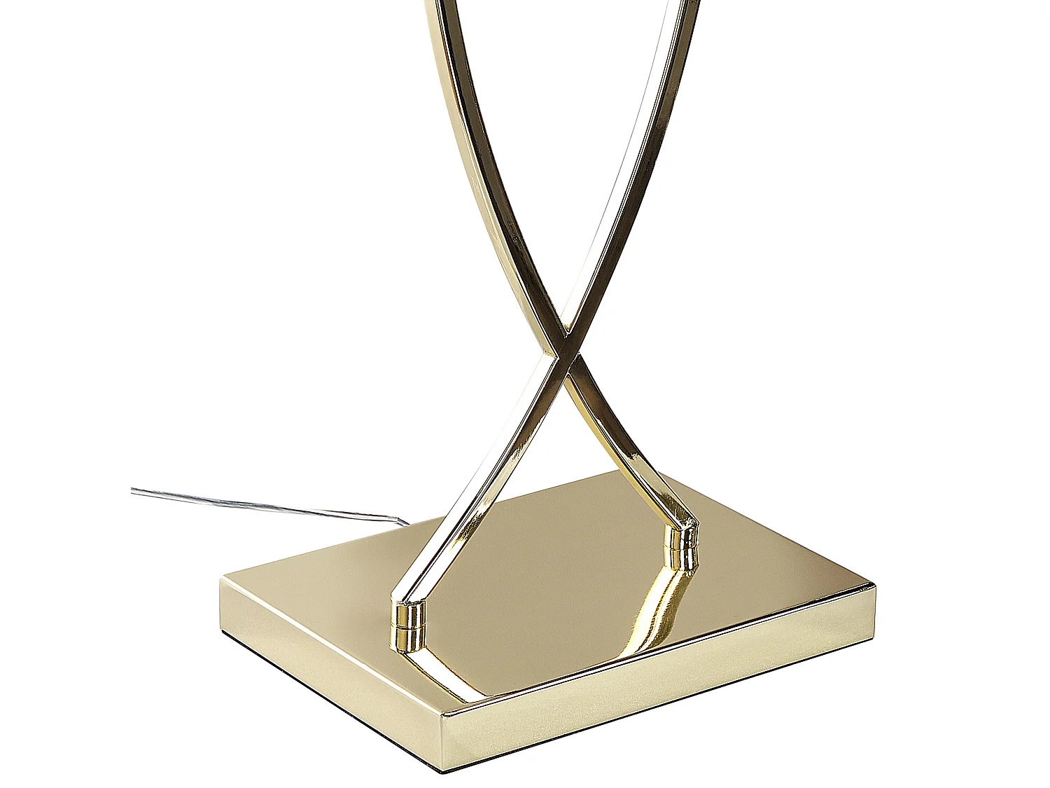 Lampe à poser YASUNI Métal Blanc/doré