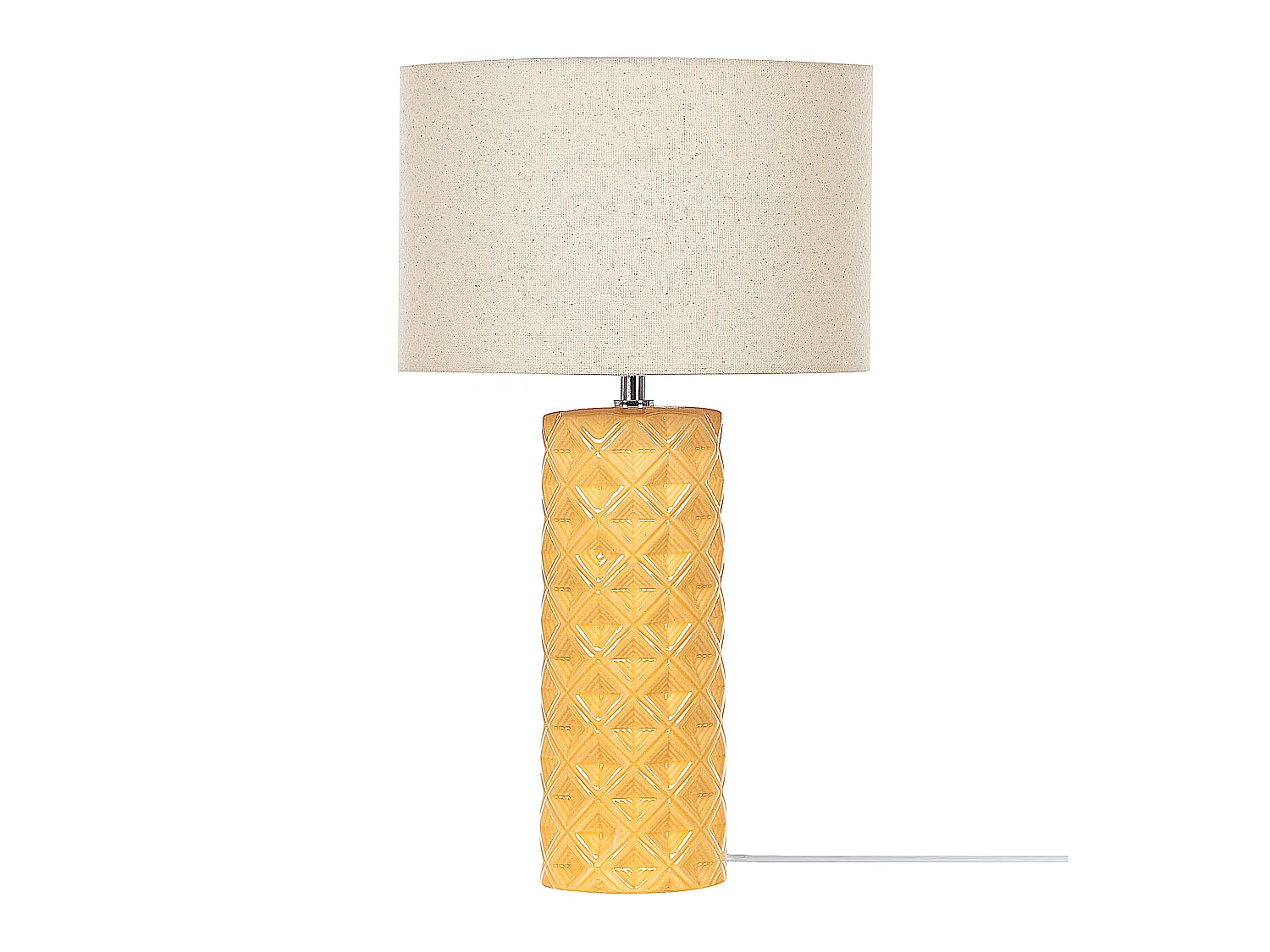 Lampe à poser BALONNE Céramique Jaune