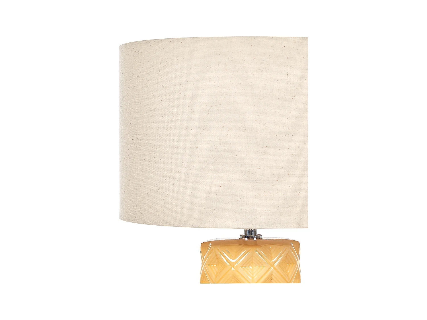 Lampe à poser BALONNE Céramique Jaune