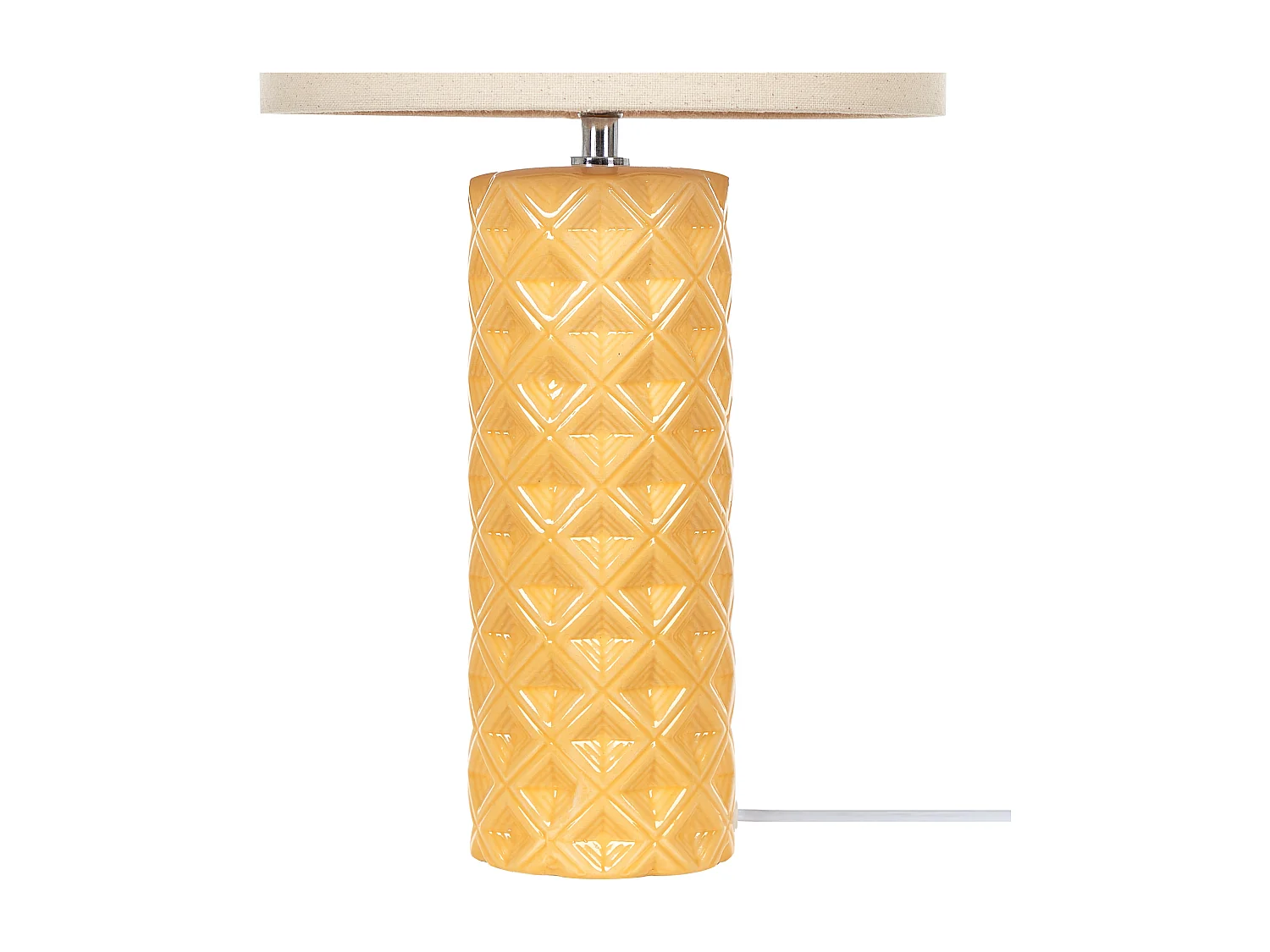 Lampe à poser BALONNE Céramique Jaune