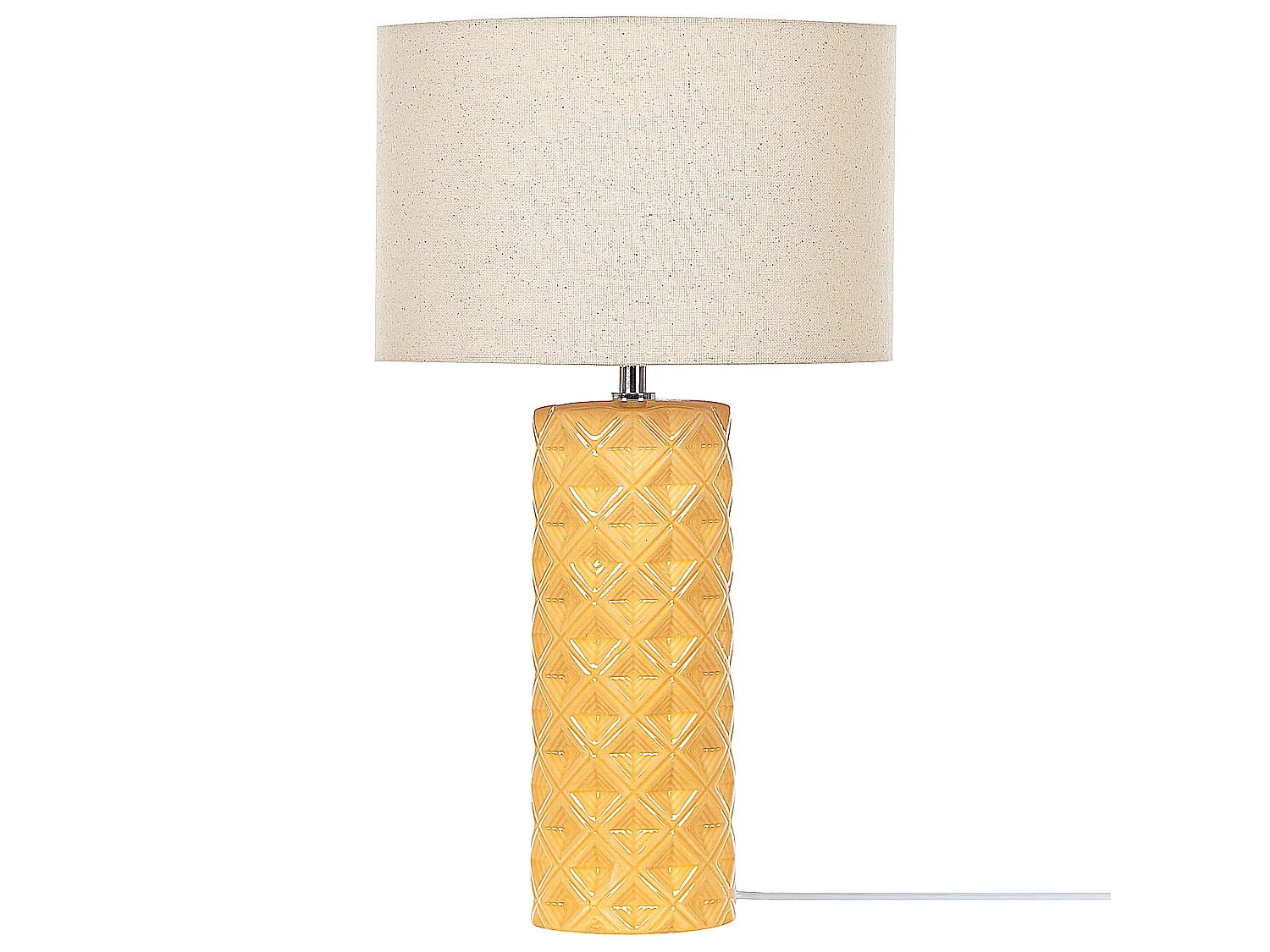 Tafellamp BALONNE Keramiek Geel