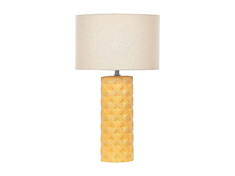 Lampe à poser BALONNE Céramique Jaune