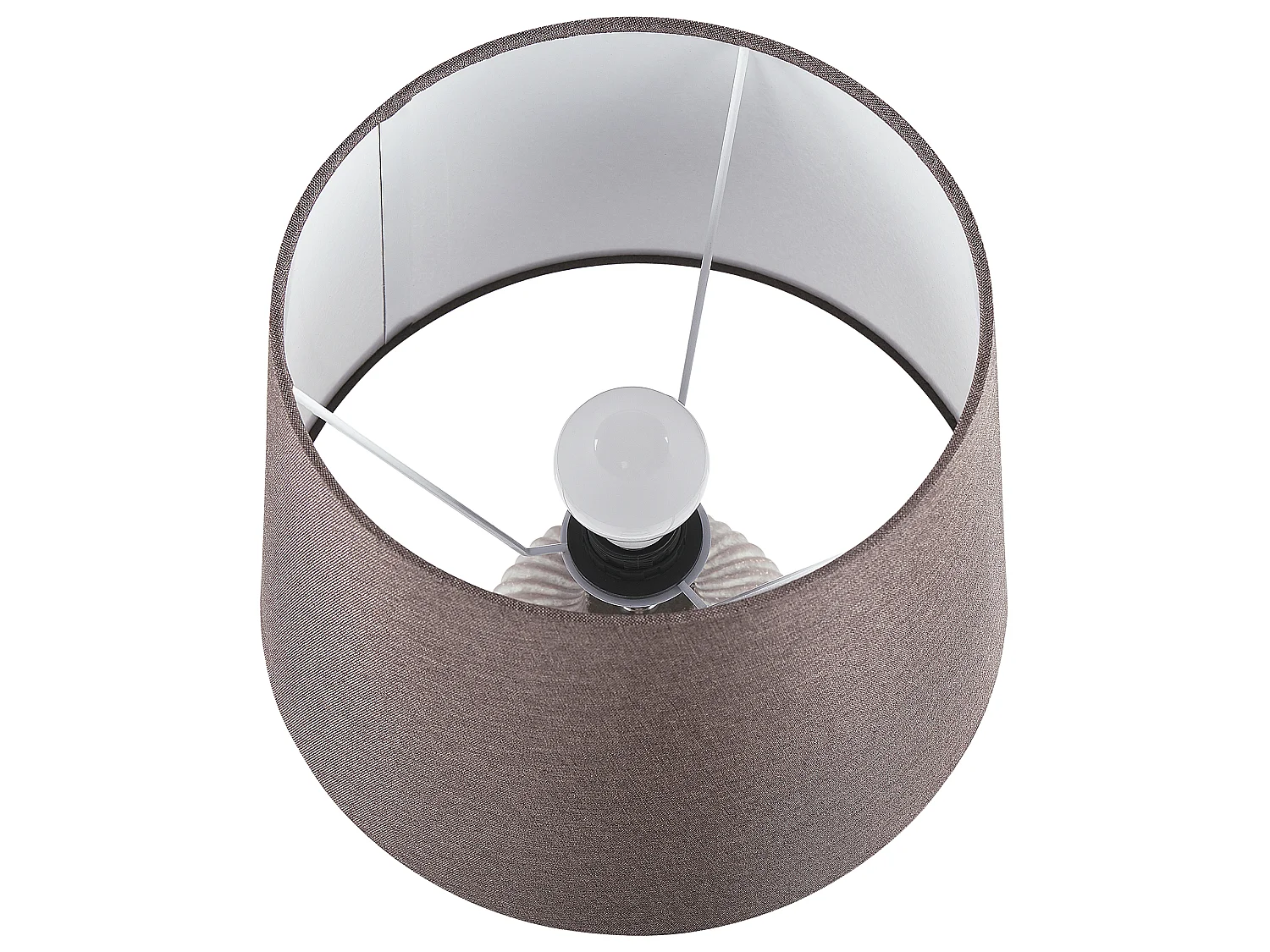 Lampe à poser FERGUS Céramique Marron