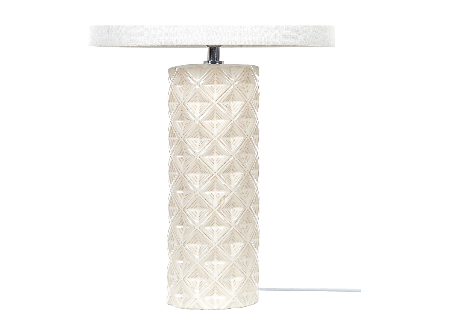 Lampe à poser BALONNE Céramique Beige clair