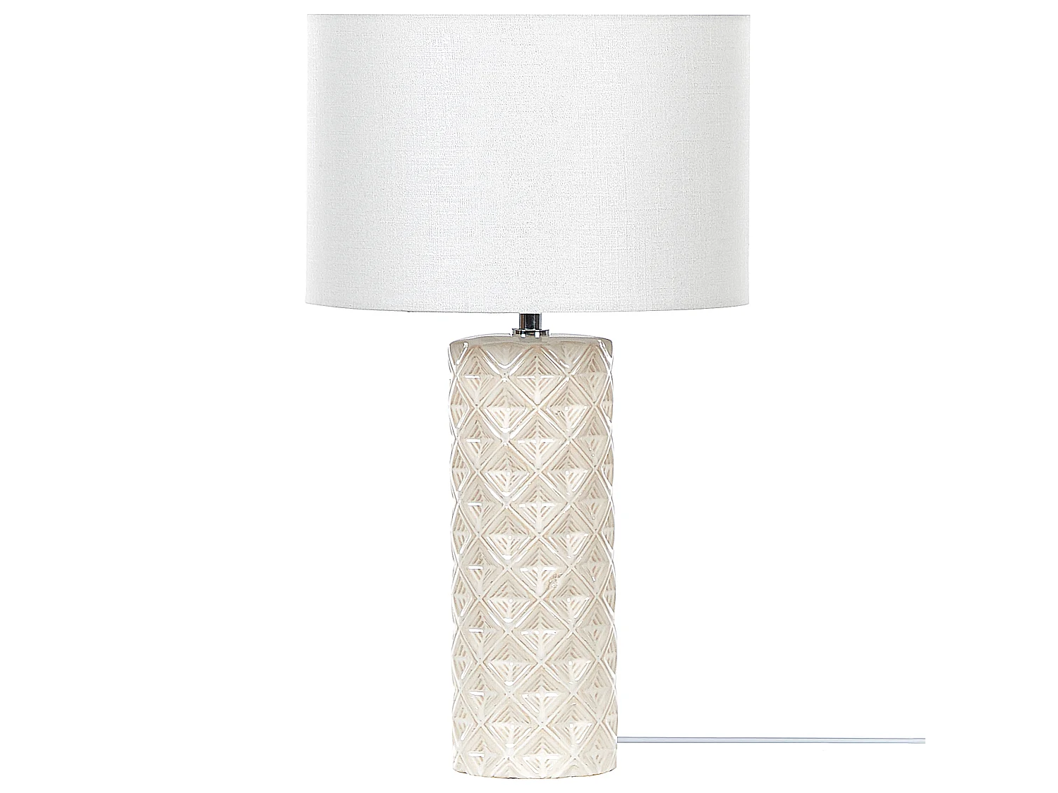 Lámpara de mesa BALONNE Cerámica Beige claro