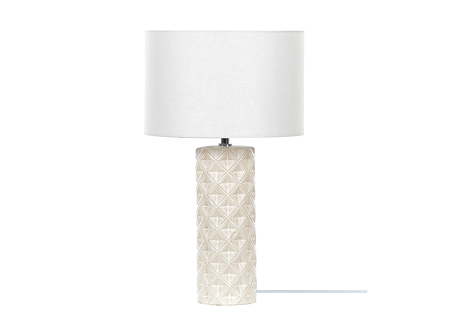 Lampe à poser BALONNE Céramique Beige clair