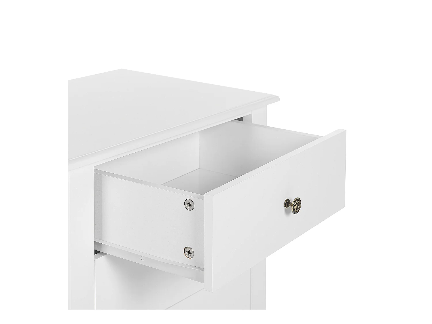 Table de nuit à 3 tiroir LANE Blanc