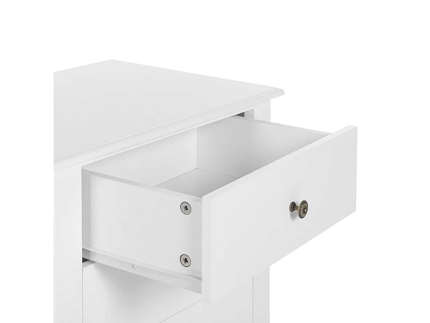 Szafka nocna 3 szuflady LANE Biały
