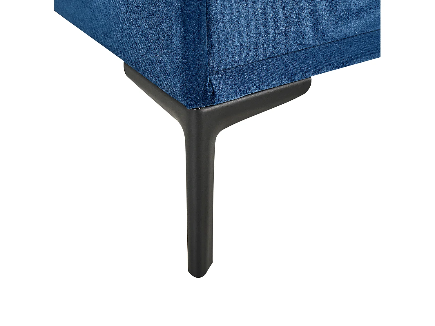 Mesa de cabeceira com 2 gavetas SEZANNE Veludo Azul marinho