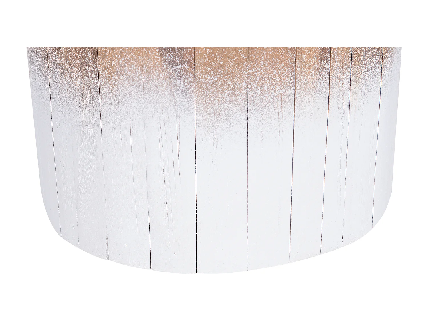 Table d'appoint MOVAS Teck Marron/blanc