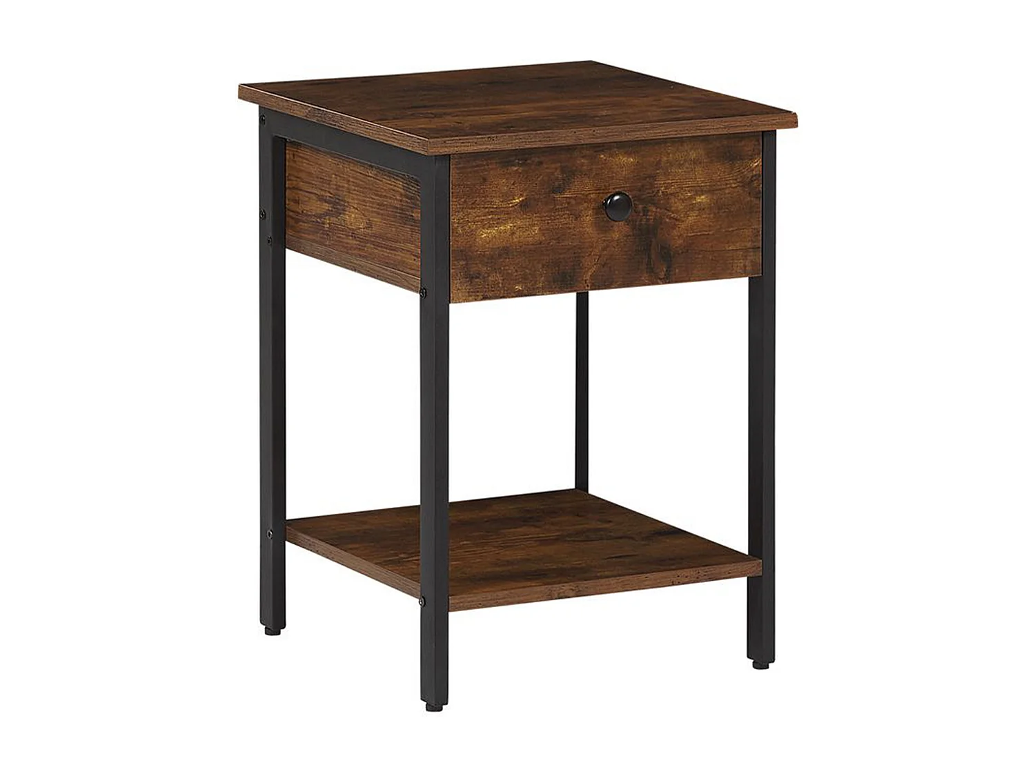 Table de chevet Table d'appoint Bois foncé VESTER