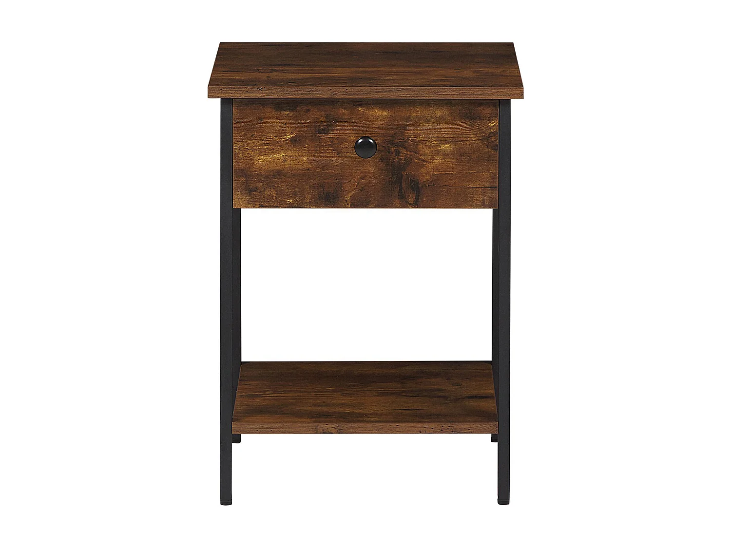 Table de chevet Table d'appoint Bois foncé VESTER