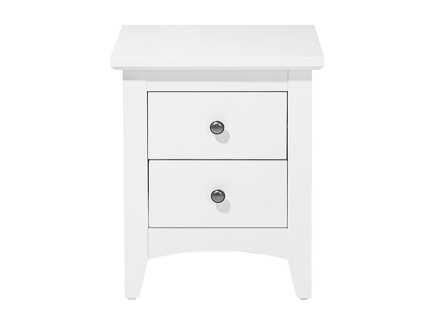 Nachtkastje met 2 lades JOLIET Wit