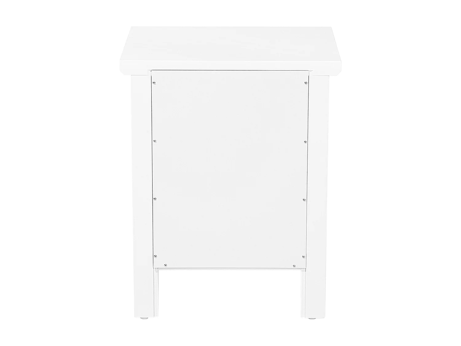 Table de nuit à 2 tiroirs JOLIET Blanc