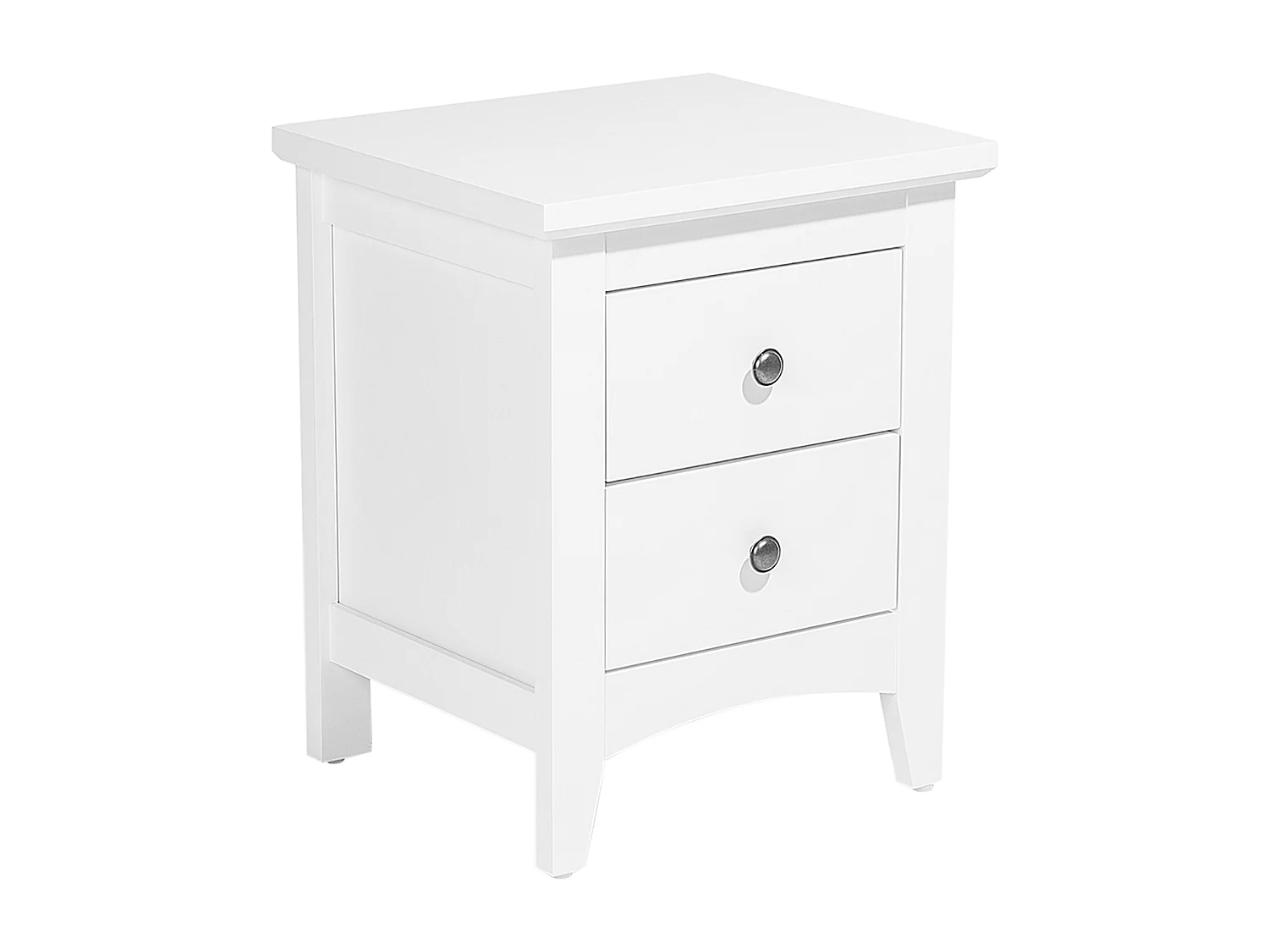 Nachtkastje met 2 lades JOLIET Wit