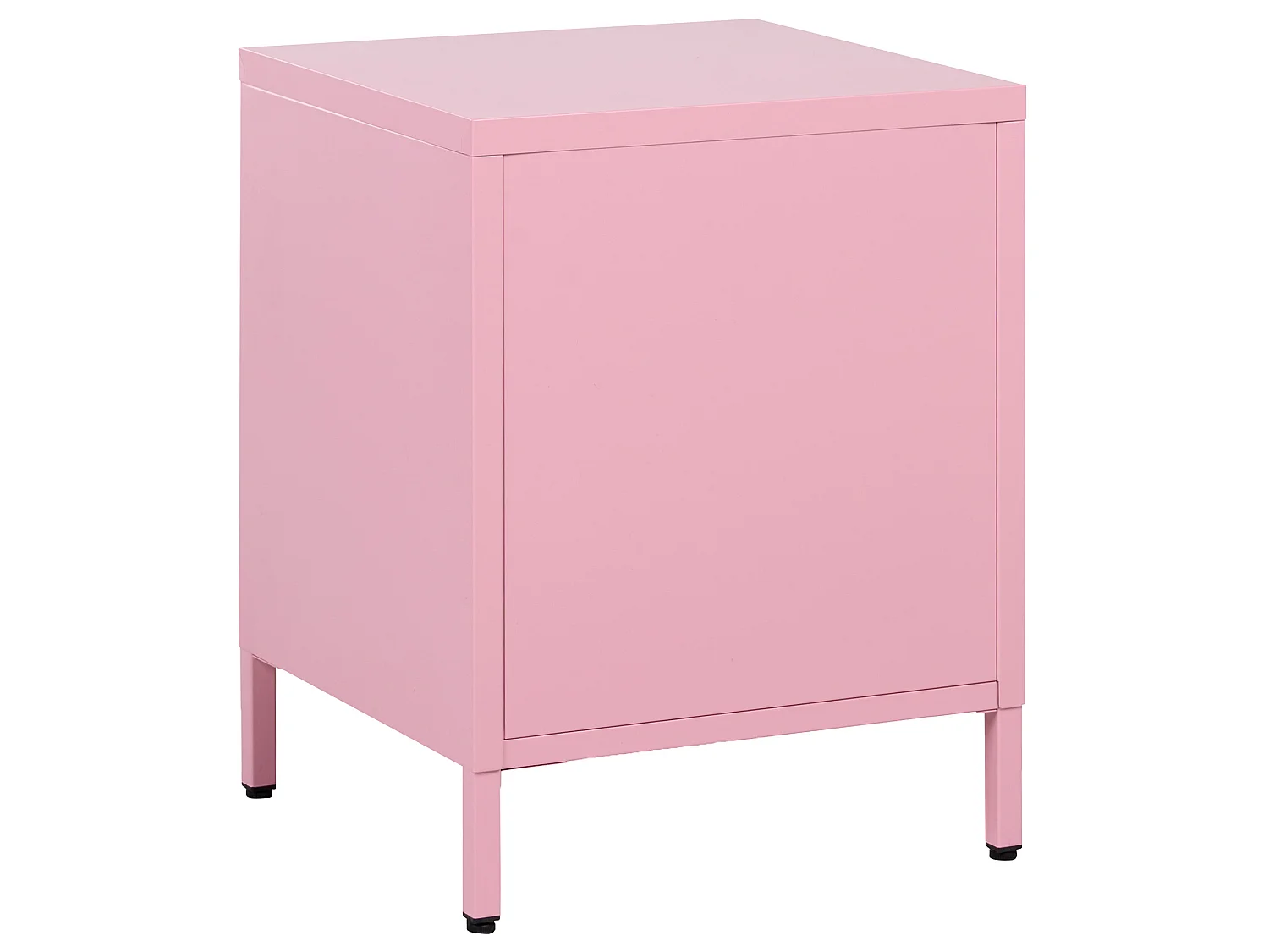Table de nuit à 2 tiroirs MALAVI Métal Rose