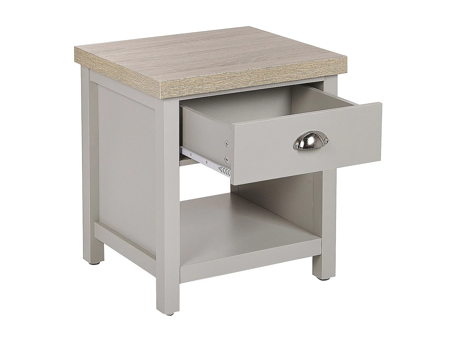 Table de nuit à 1 tiroir Braun Braun CLIO